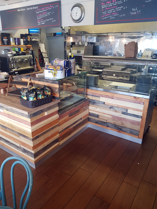 Custom made commercial counter units
