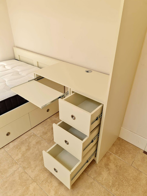 Custom made Bed and Storage